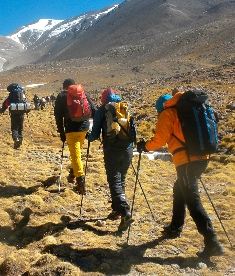 expedicion de alta montaña