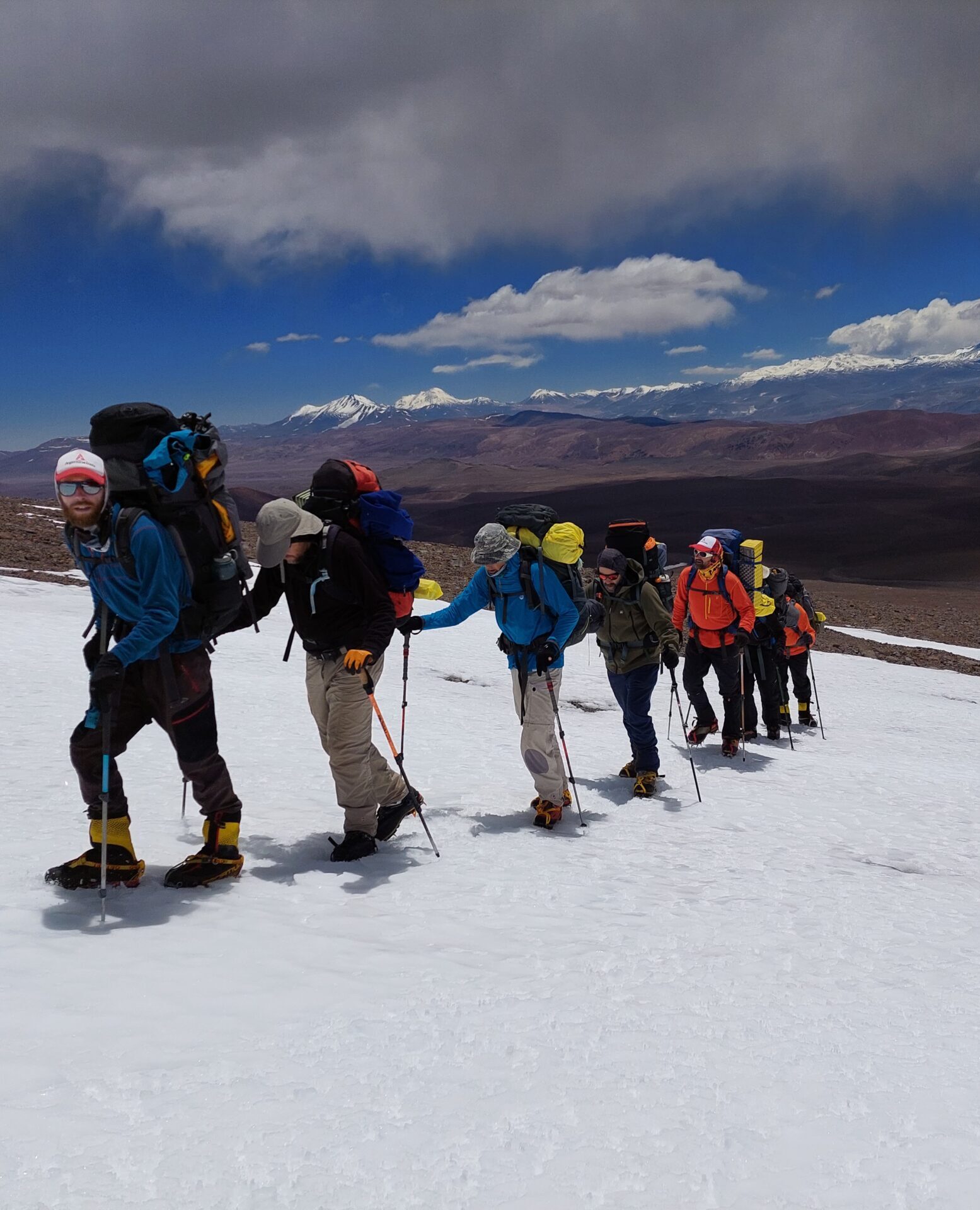 expedicion de alta montaña